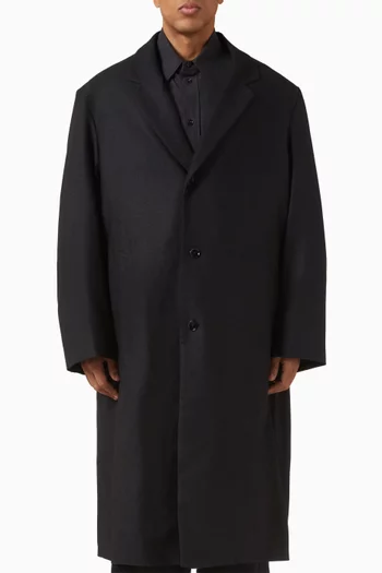 معطف شيسترفيلد مزيج كشمير لين