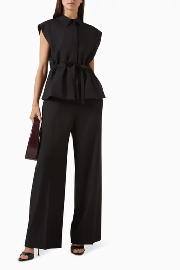 Castro Wide Leg Belted Pants