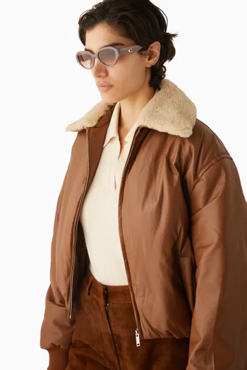 Irregular Sunglasses in Acetate