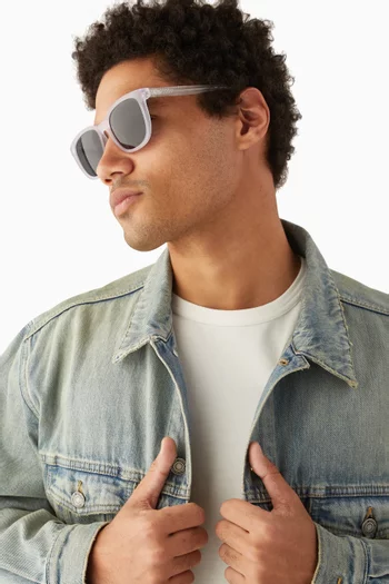 نظارة شمسية وايفارير بإطار أسيتات