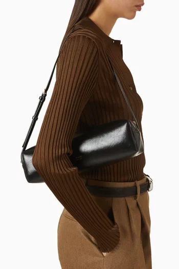 Kye Shoulder Bag in Glossed Leather
