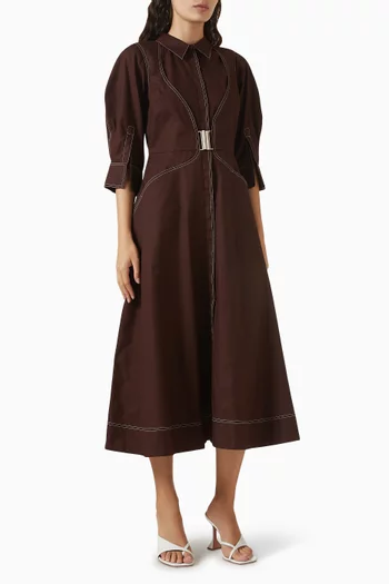 فستان ديان بنمط قميص