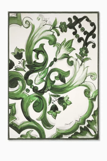 بطانية بنقشة بلو ميديترانيو صوف