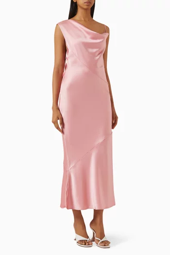 فستان مينكا بتصميم سهل الارتداء ستان