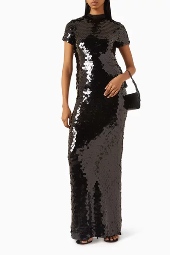 Mermaid Sequin-embellished T-shirt