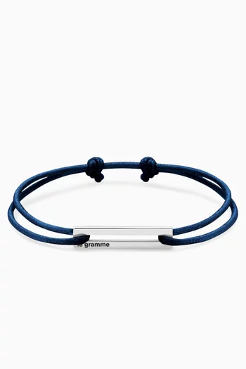 1.7g Godron Cord Bracelet in Sterling Silver