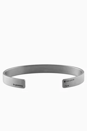 21g Ribbon Bracelet in Sterling Silver