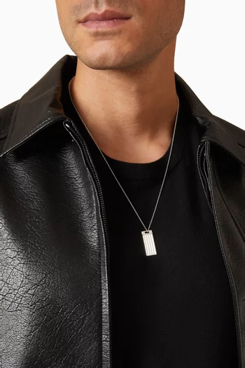 8g Godron Necklace in Sterling Silver