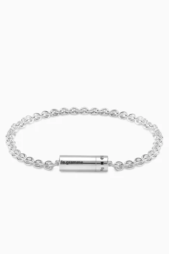 11g Cable Bracelet in Sterling Silver