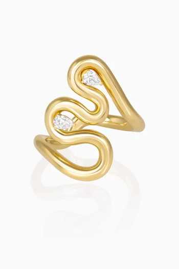 Drift Diamond Ring in 18kt Gold