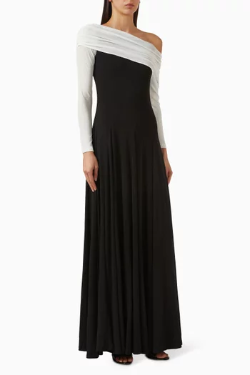 Caelis Off-shoulder Maxi Dress
