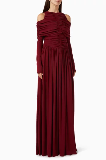 Lunaria Pleated Maxi Dress