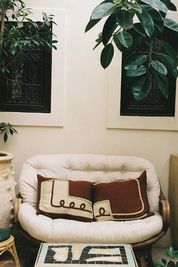 Zora Pillowcase in Wool, Set of 2