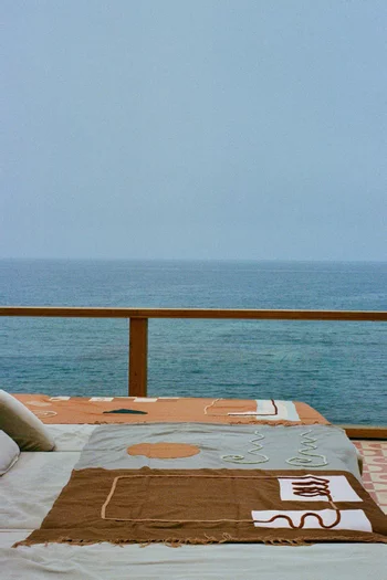 Imaan Blanket in Cotton-wool