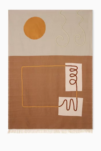 Imaan Blanket in Cotton-wool