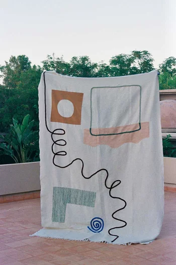 Rudo Blanket in Wool & Cotton-blend