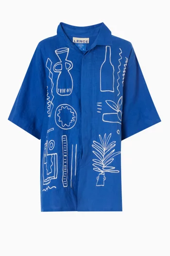 A Summer In Marrakech Shirt in Linen