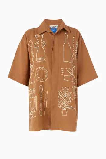 A Summer In Marrakech Shirt in Linen