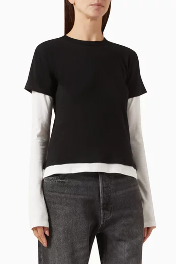 Rory Layered Top in Cotton