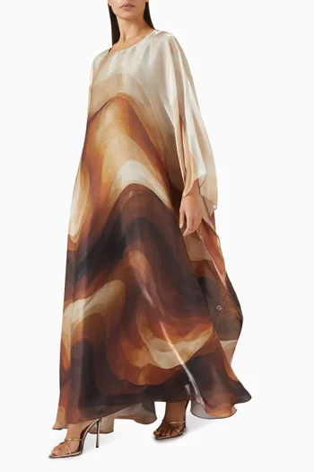 قفطان بنقشة مموجة