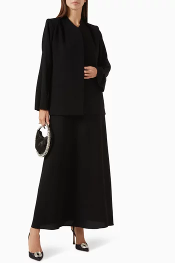 Layered 3-piece Abaya Set
