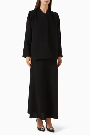 Layered 3-piece Abaya Set