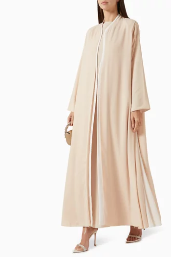 Two-tone Abaya Set