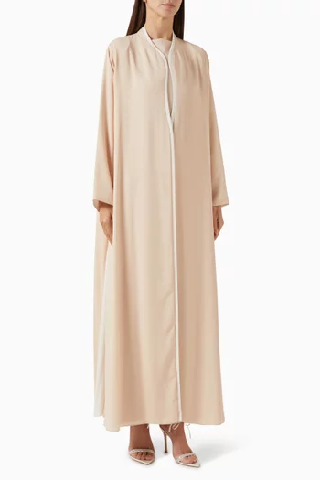 Two-tone Abaya Set
