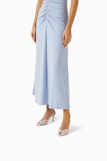 Katy 75 Mule Sandals in Lace & Satin