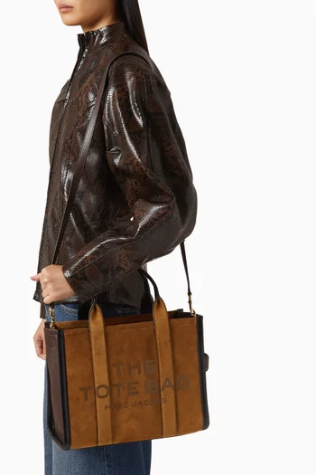 The Medium Tote Bag in Suede