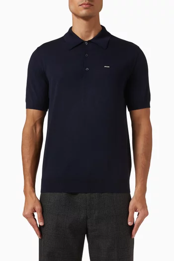 Polo Shirt in Superfine Wool