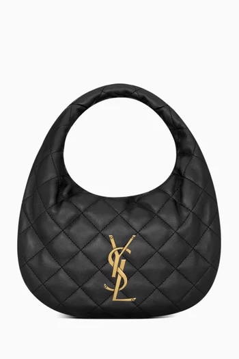 حقيبة إيكارينو بيد علوية جلد نابا مبطّن