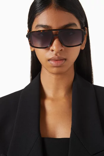 نظارة شمسية لو جار بحجم كبير بوليمر