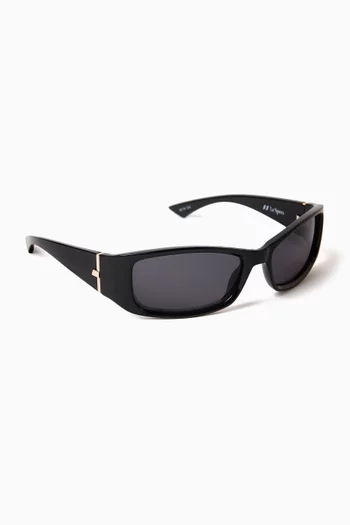  DU JOUR WRAPAROUND SILHOUETTE. DESIGNED FOR ALL-DAY WEAR WITH A LIGHTWEIGHT, SLEEK, AND CONTOURED FIT:BLK:One Size|218783472