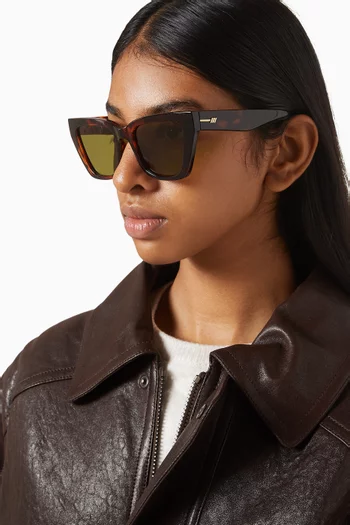 نظارة شمسية لو كور بتصميم عين القطة بوليمر