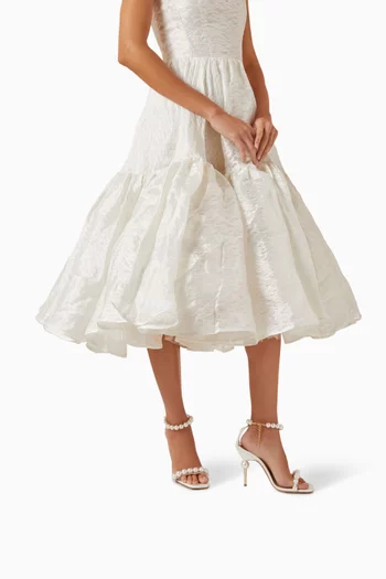 Olivia 105 Bridal Sandals in Satin