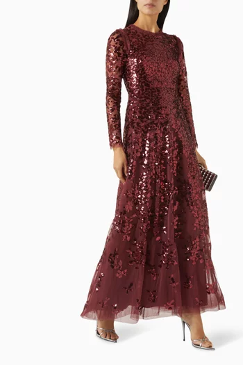 Rosanna Lattice Gown in Tulle