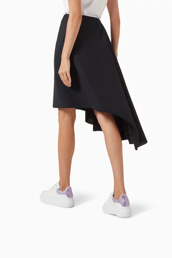 Oversized Sneakers in Calf Leather