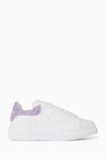 Oversized Sneakers in Calf Leather
