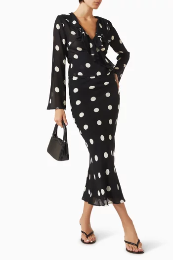 Kilah Polka-dot Top