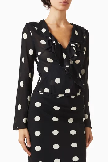 Kilah Polka-dot Top