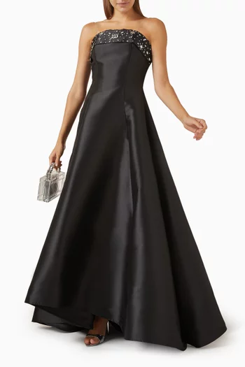 Crystal-embellished Gown