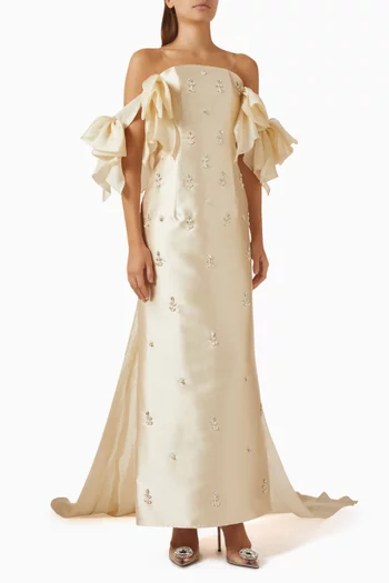 Crystal-embellished Gown