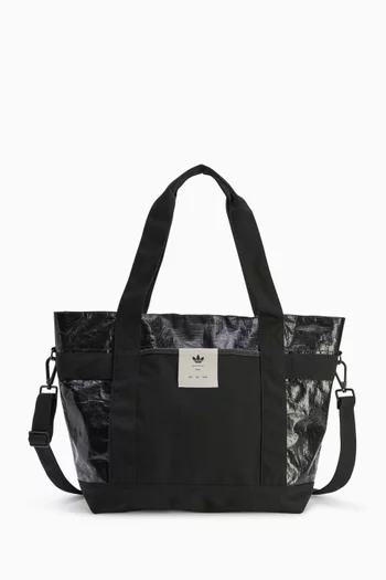 x Song for the Mute Tote Bag in Coated Cotton Twill