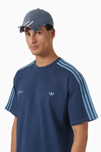 كاب بحافة مائلة قطن تويل أديداس × افافاف