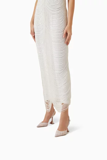 Holli 90 Polka-dot Pumps in Lace