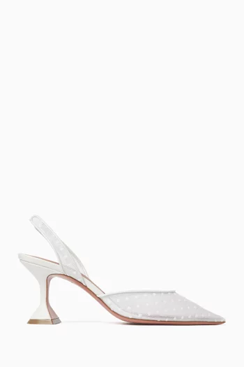 Holli 70 Polka-dot Pumps in Lace