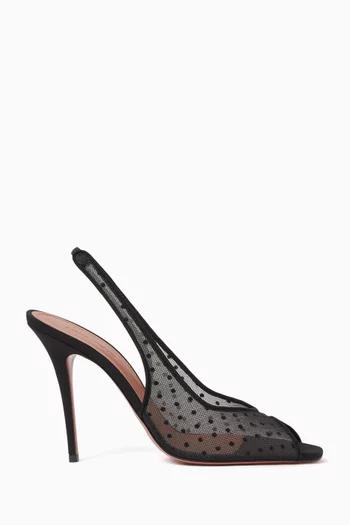 Kristina 105 Pumps in Lace  & Satin