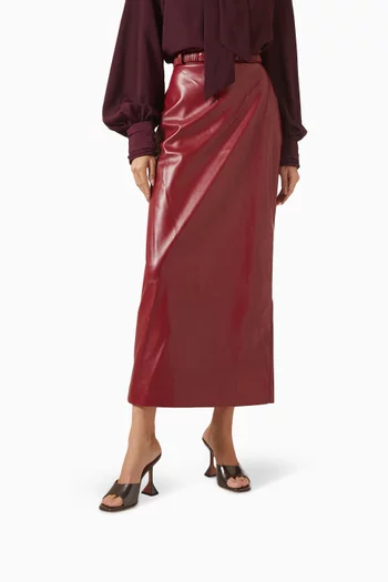 Lupita 95 Sandals in Pearly Patent Leather