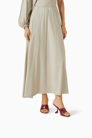 Taylor 90 Mules in Croc-embossed Leather